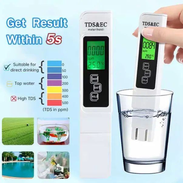 Digitální tester kvality vody 4 v 1